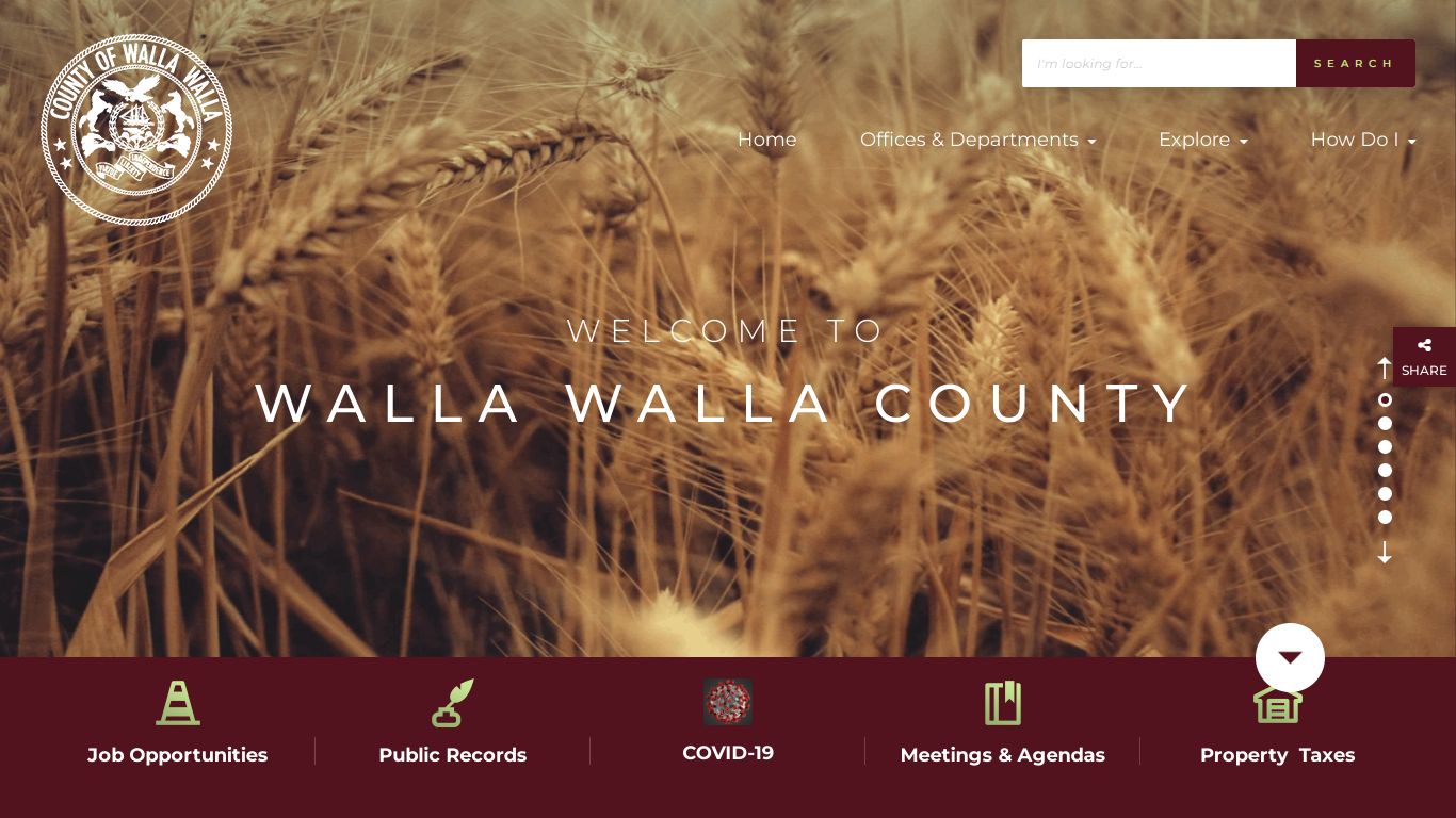 Welcome to Walla Walla County